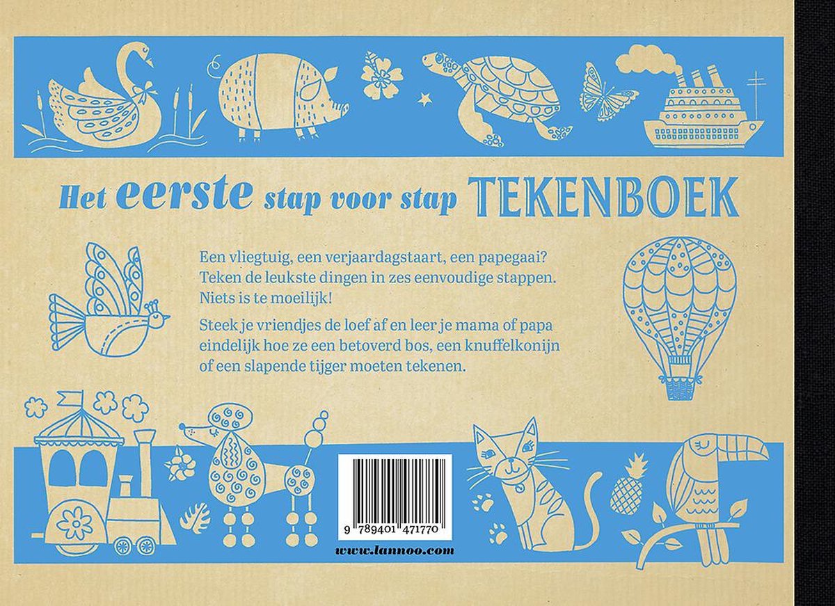 Het Eerste Stap Voor Stap Tekenboek - Afbeelding 1