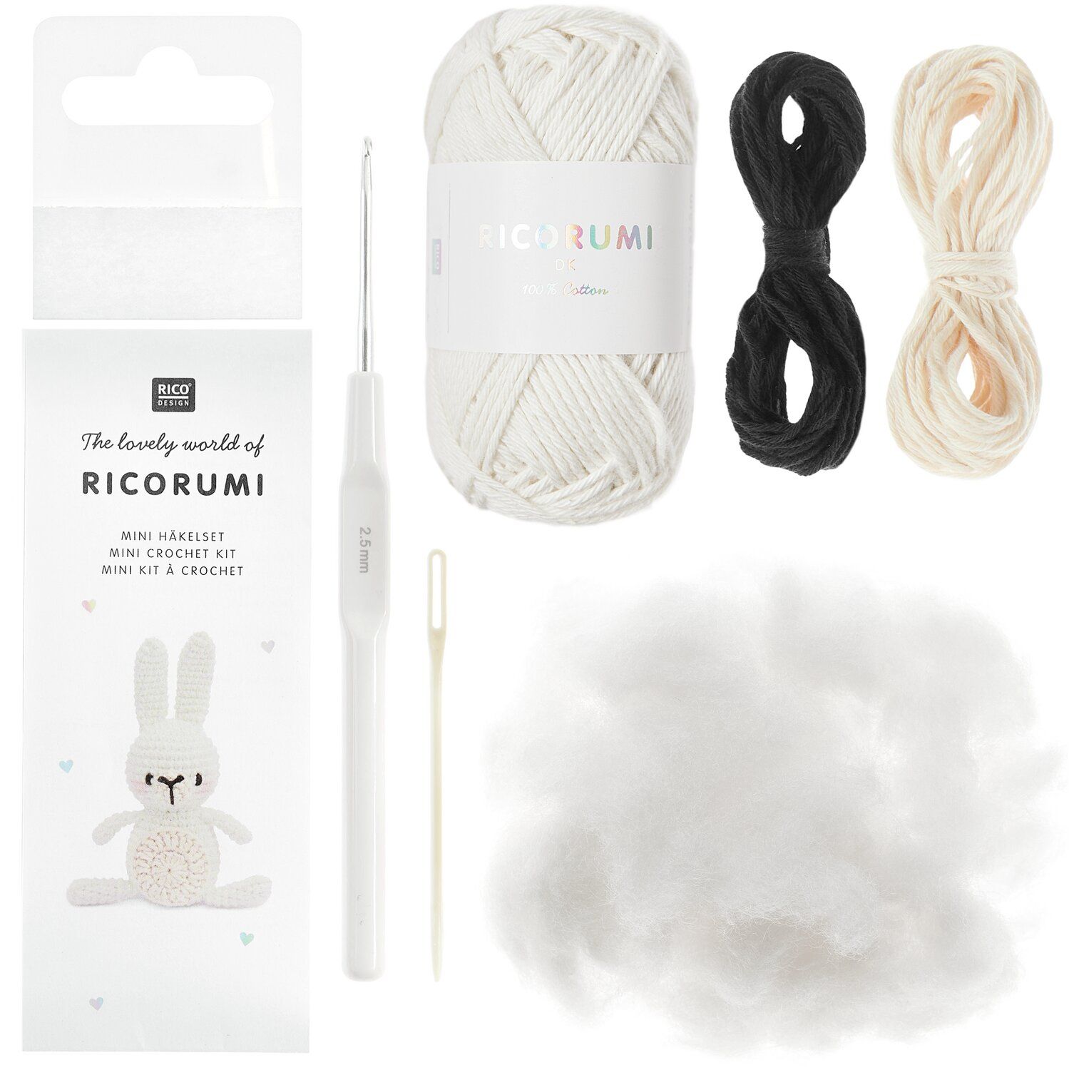 Ricorumi Mini Easy haakset - konijntje - Afbeelding 3