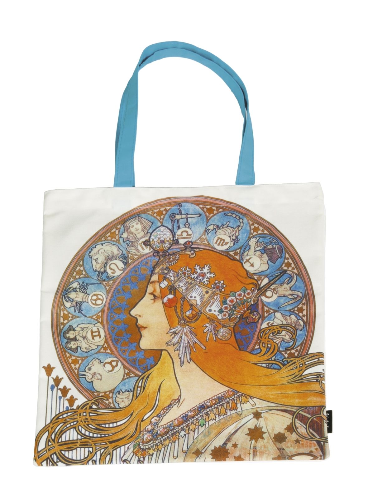 Art-Shopping-Bag, Art Nouveau, Zodiac, 38 cm x 40 cm