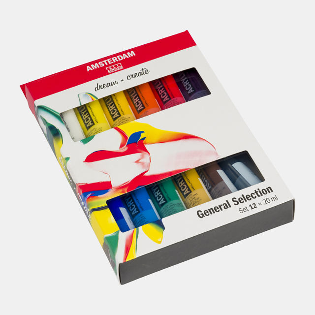 Amsterdam Standard Series Acrylics Algemene selectie Set 12 × 20 ml 