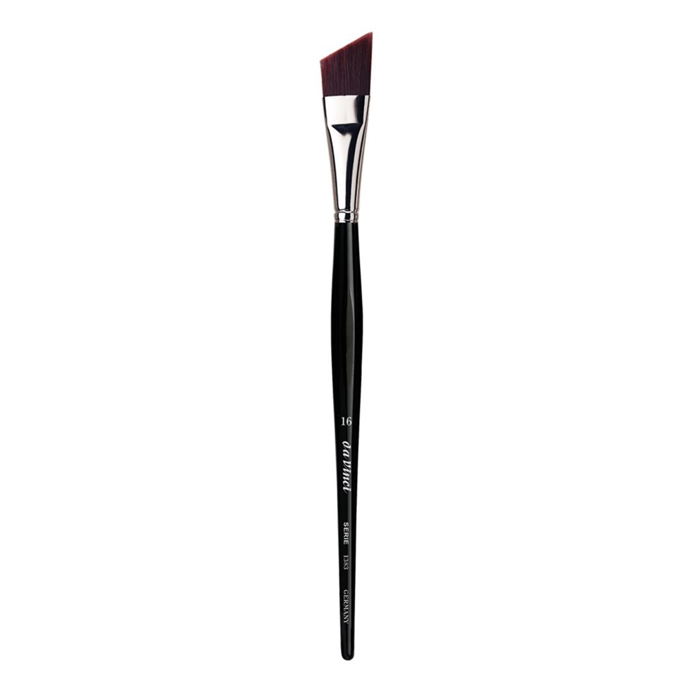 ANGLED WATERCOLOUR BRUSH red-brown synthetic fibre