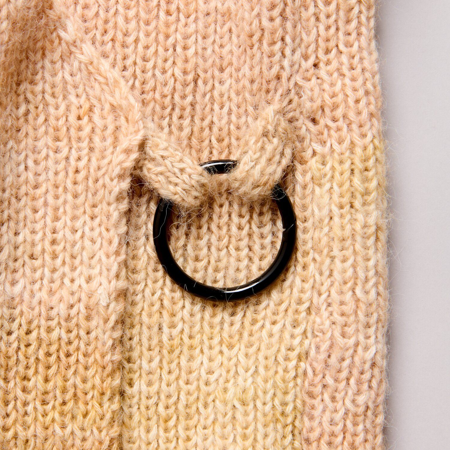 Karabijnhaak Rond Zwart 4,8cm - Afbeelding 3