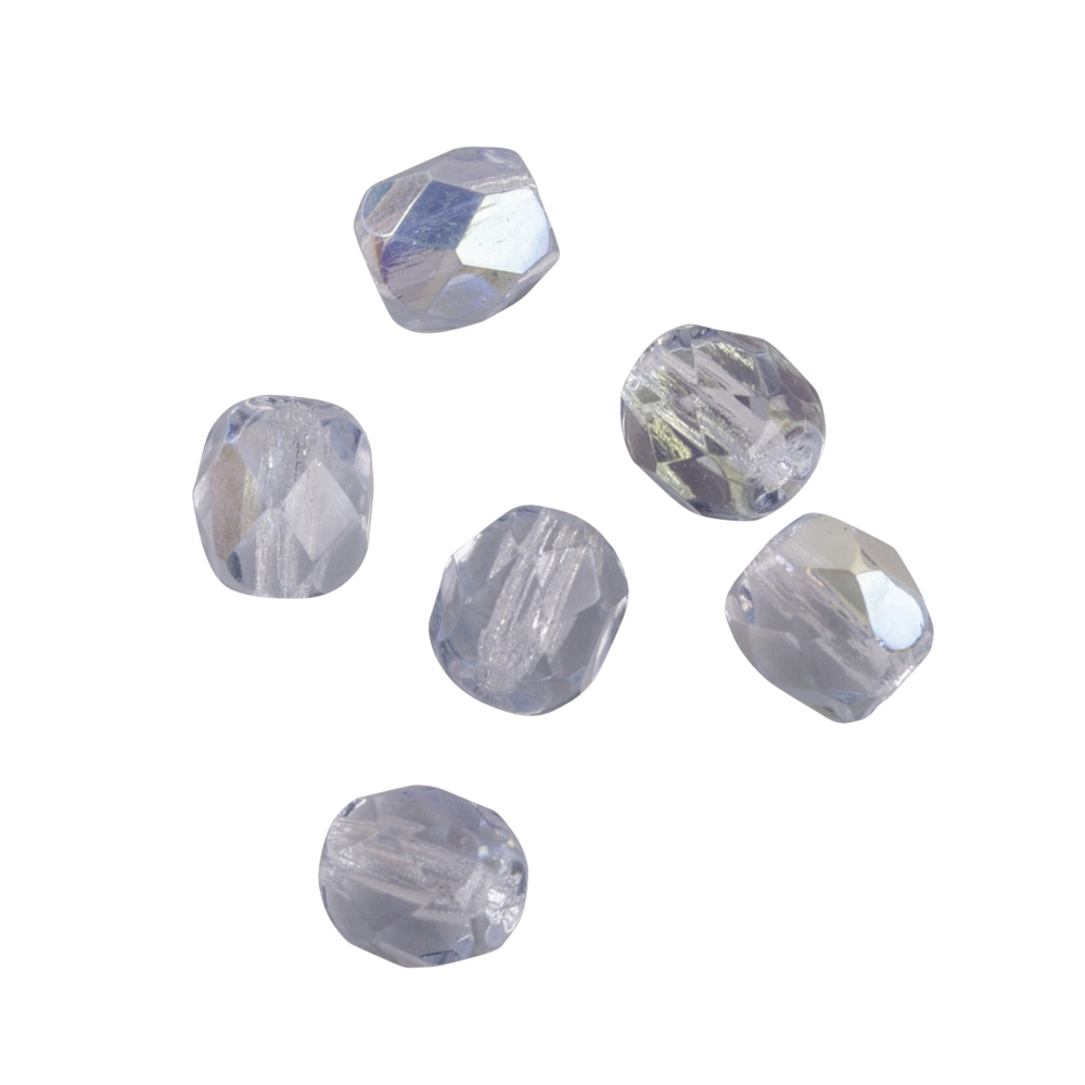 Glas-Facetkralen 4mm 100st. - Keuze uit diverse kleuren - Afbeelding 3