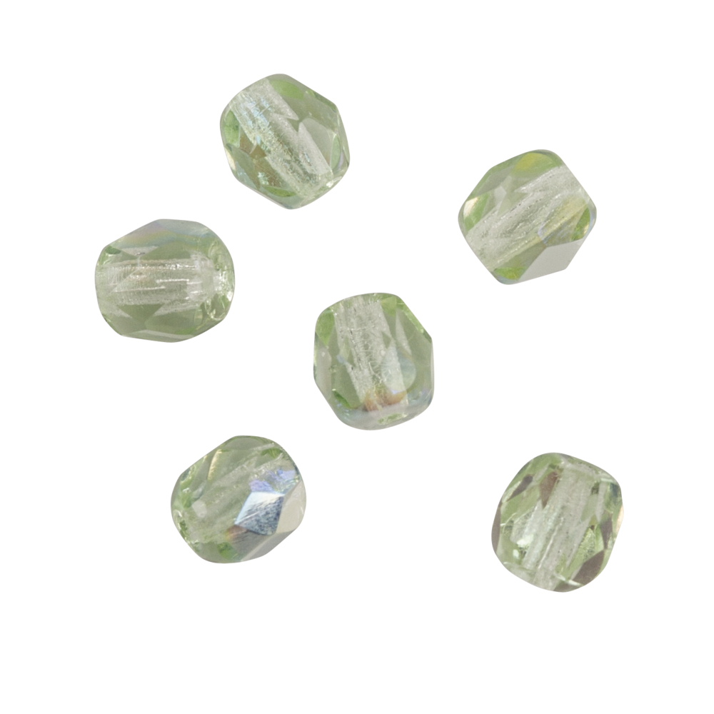Glas-Facetkralen 4mm 100st. - Keuze uit diverse kleuren - Afbeelding 1