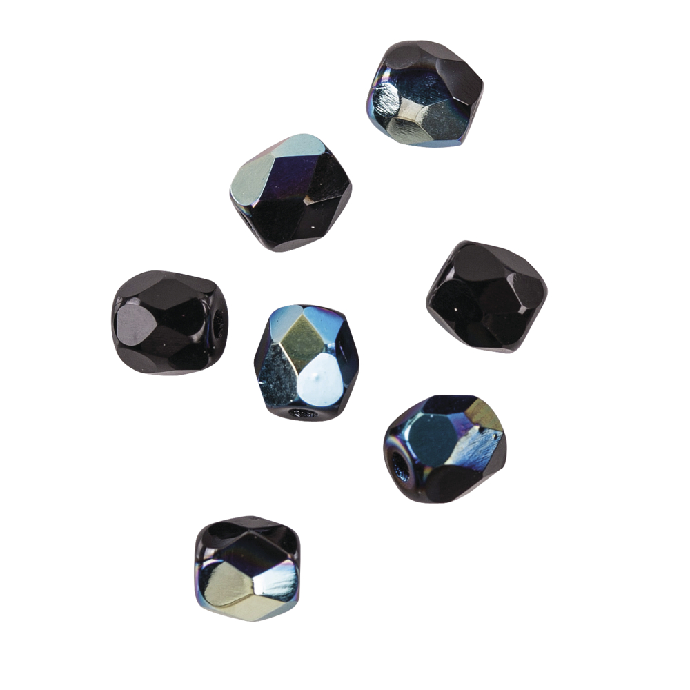 Glas-Facetkralen 4mm 100st. - Keuze uit diverse kleuren - Afbeelding 2