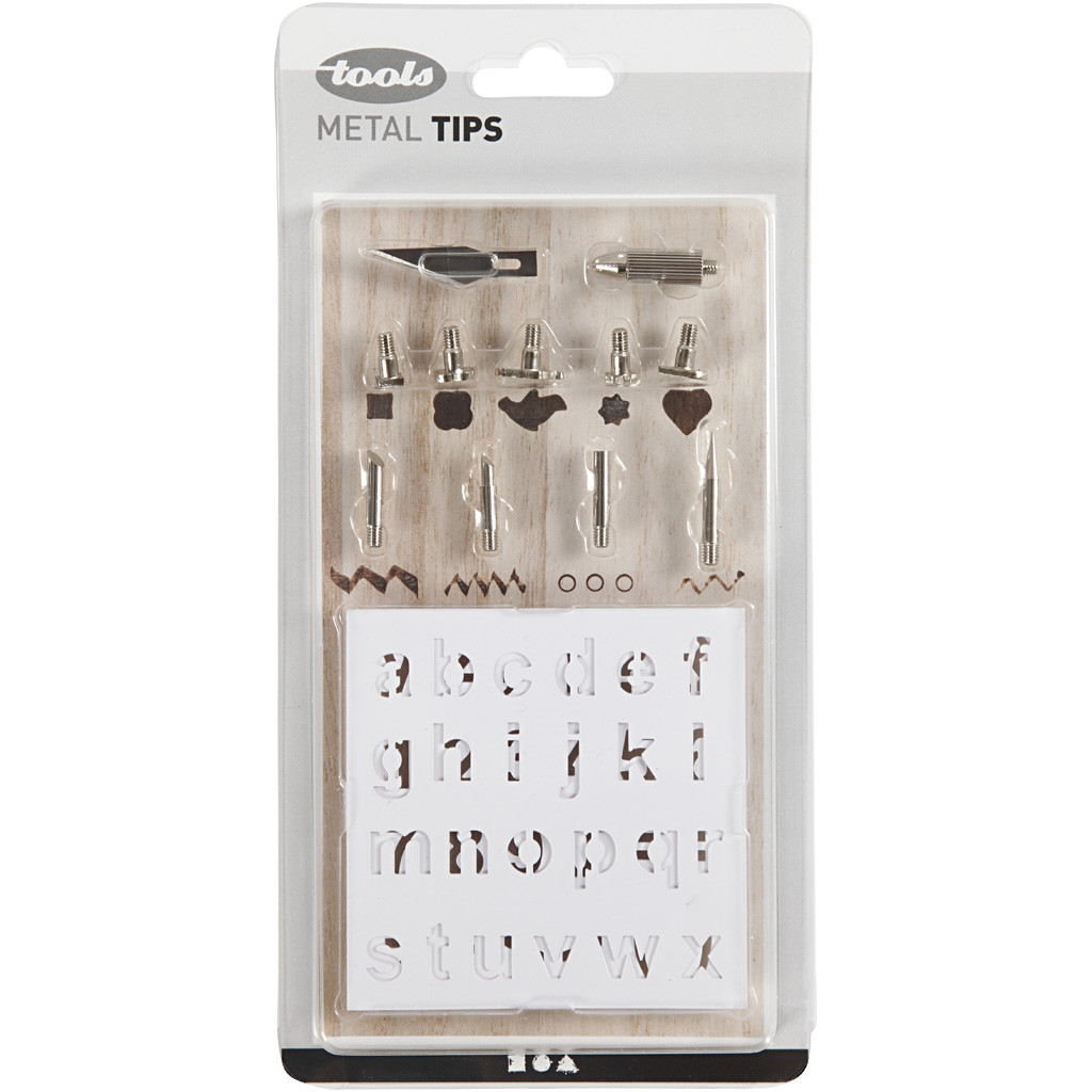 Punten van metaal / Stempels, d 1-15 mm, 1 set - Afbeelding 1