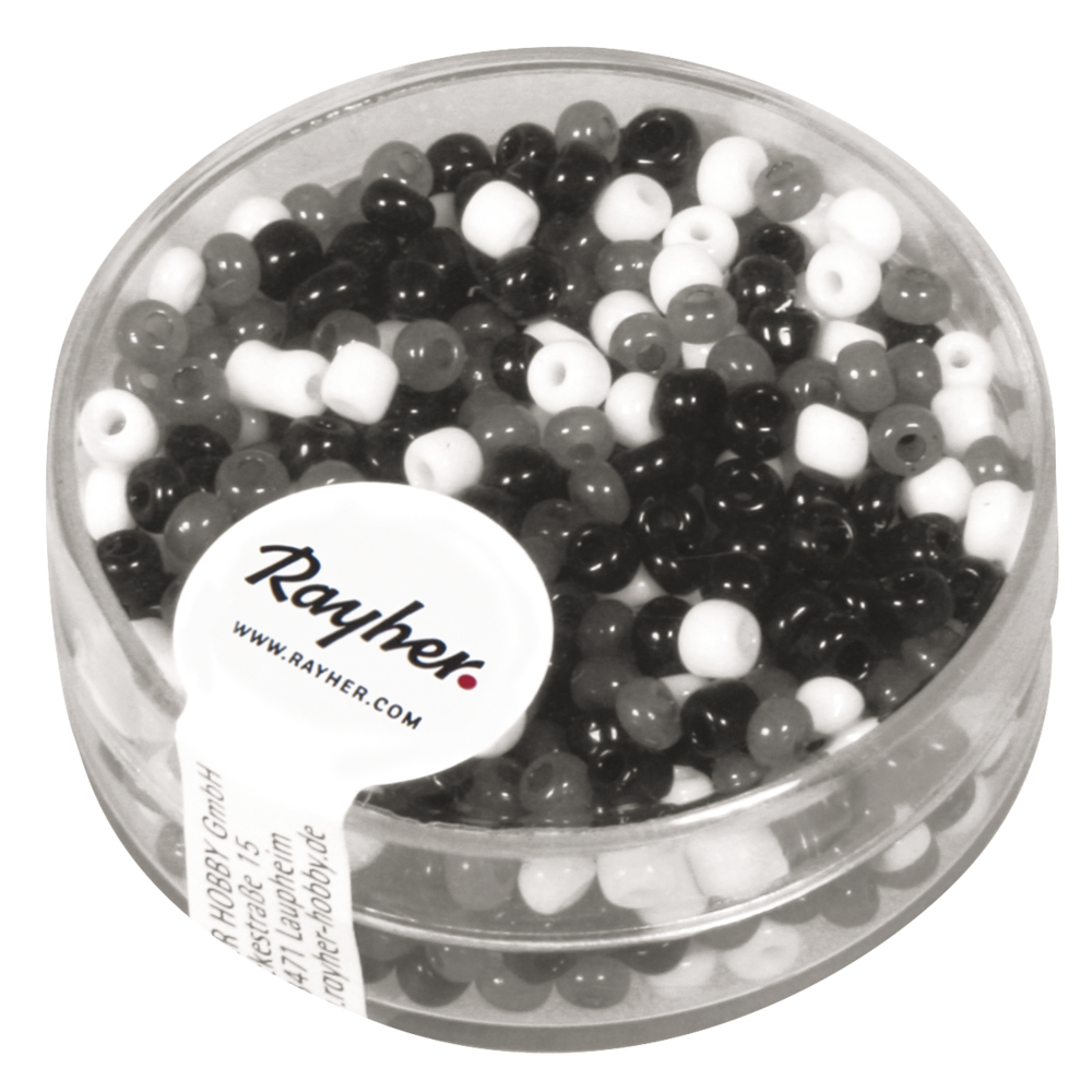 Borduurkralen Parelmoer Mix 2,6 mm - keuze uit 6 kleuren