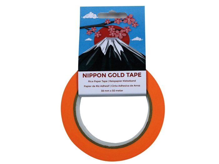 Nippon Gold Tape 38 mm x 50 m – Professionele Afplaktape voor Schilderen en Klussen