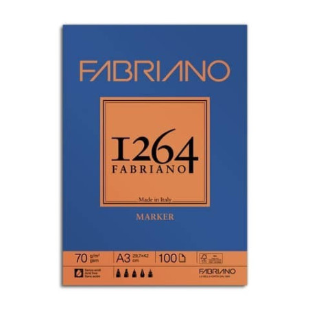 Fabriano 1264 Markerpapier A3 70gr. 100 Vel