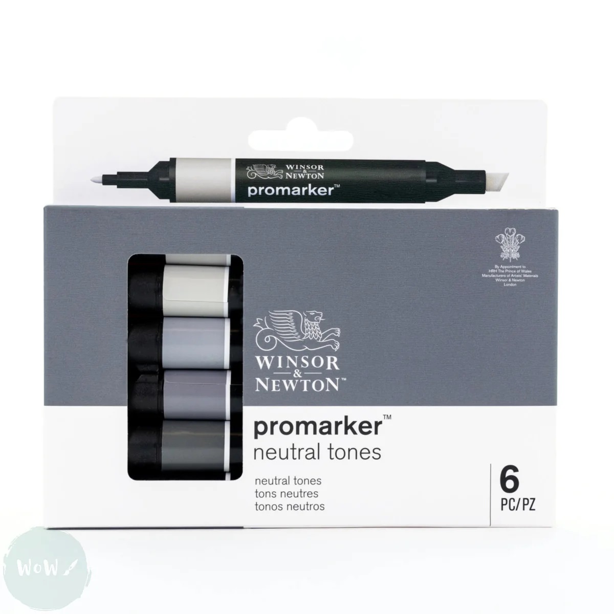 Winsor & Newton promarker™ Neutral tones 6 set