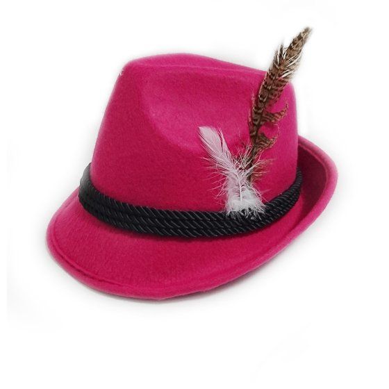 Tiroler Hoedje Roze okthoe
