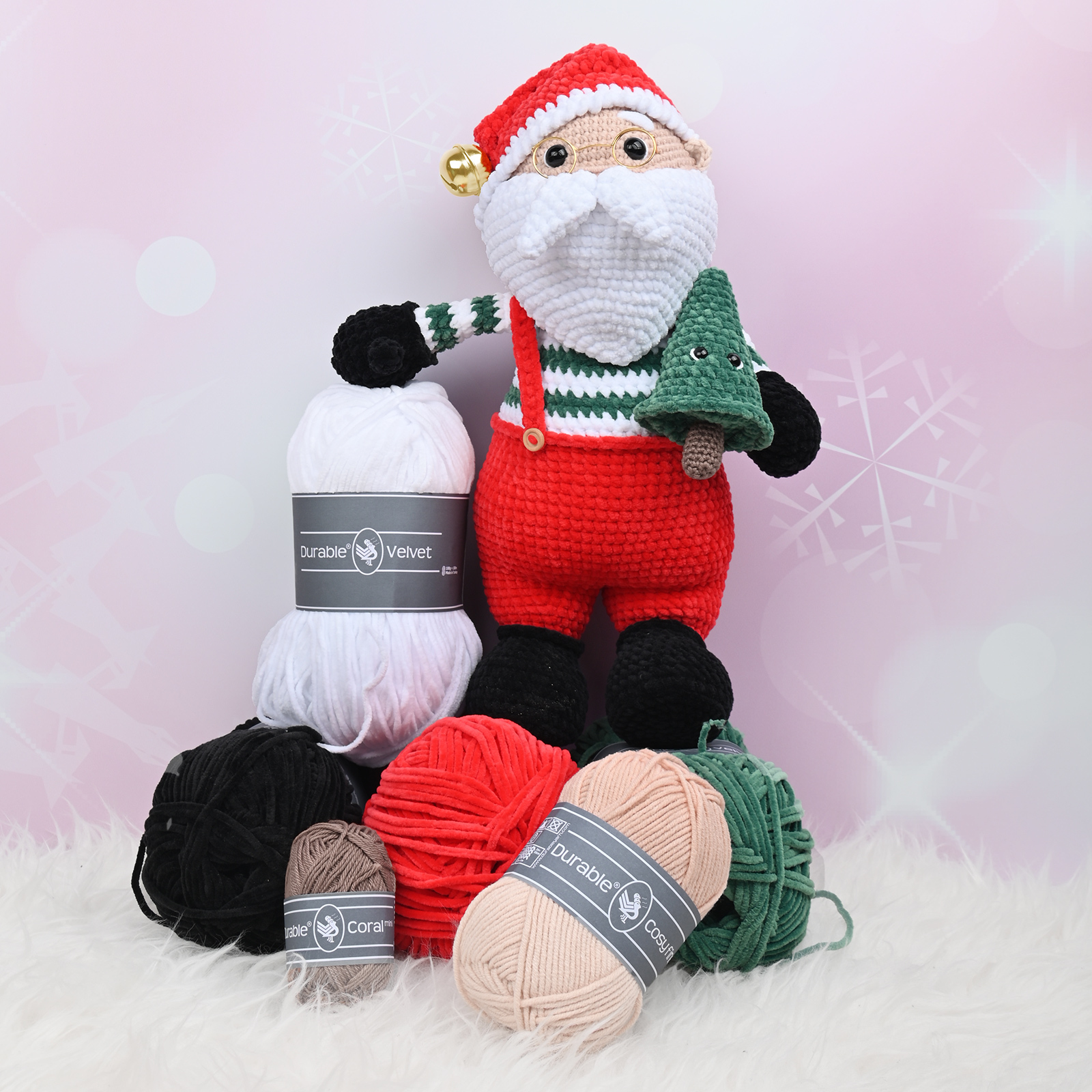 Haakpakket Kerstman Durable Call - Afbeelding 2