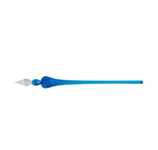 Jacques Herbin Glazen Schrijfpen Rond 18,5cm - navy blue
