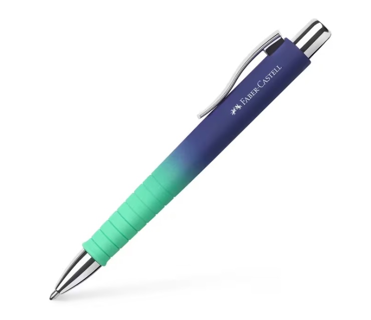 Balpen Faber-Castell Poly Ball Flow Edition XB Buzzing Blue.