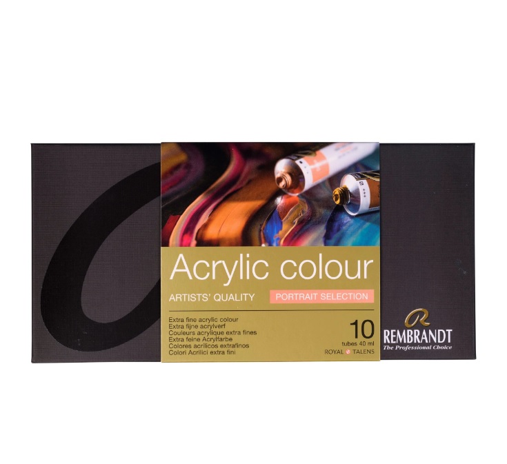 Rembrandt Acrylverf set portretselectie | 10 x 40 ml - Afbeelding 1