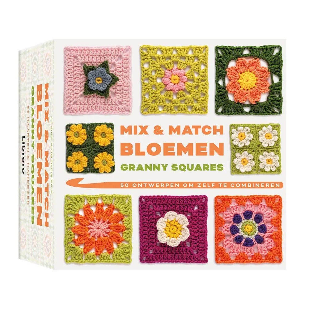 Mix & Match Granny Squares Bloemen - Claire Montgomerie