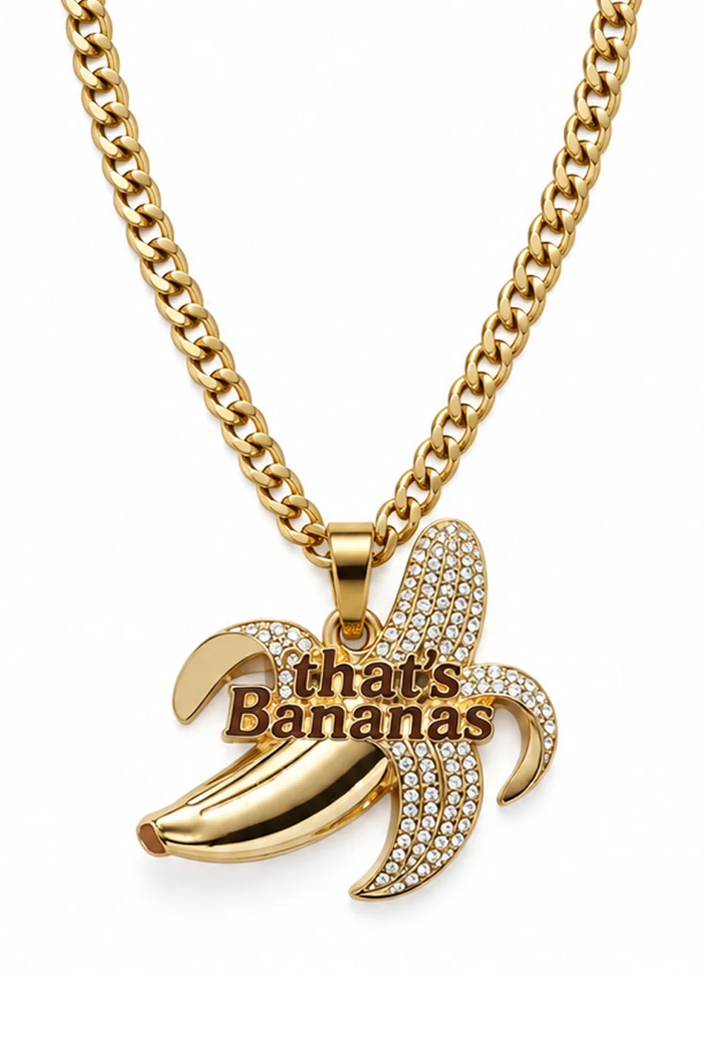 Ketting met tekst "That's Bananas "