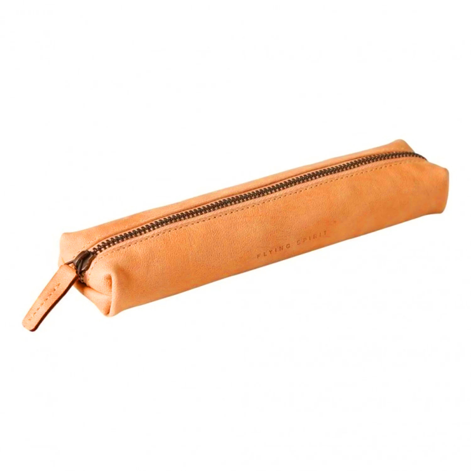 Flying Spirit Lederen Etui Beige 19.5x2.3cm