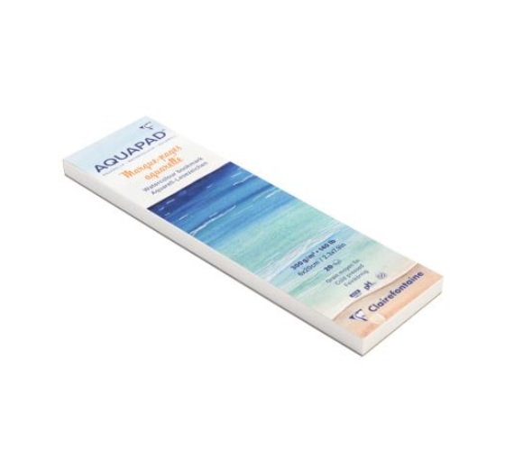 Clairefontaine Aquapad 6x20cm 300gr. 20vel. - Afbeelding 1