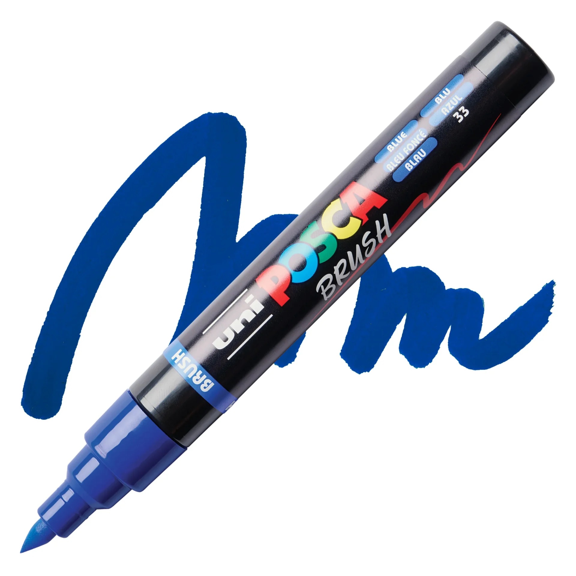Uni Posca Acrylverfstift PC-5BR Brush Penseelpunt 1.0-4.0mm - Keuze uit diverse kleuren
