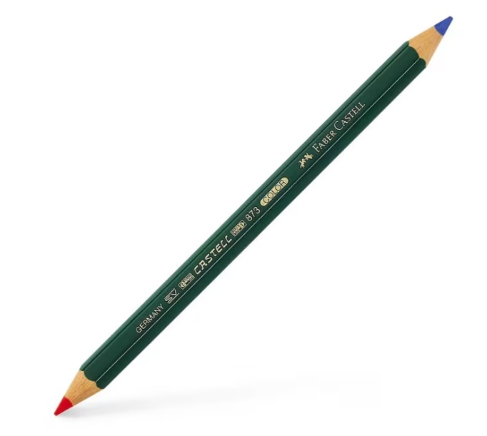 Kleurpotlood Faber-Castell 873 roodblauw