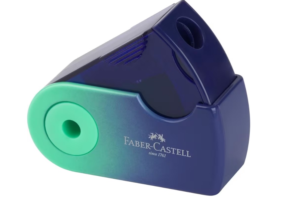 Puntenslijper Faber-Castell sleeve mini enkel Flow Edition 3 Kleuren