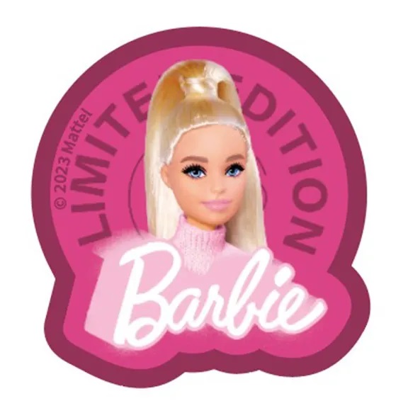Strijkapplicatie Barbie Geprint 61x65mm
