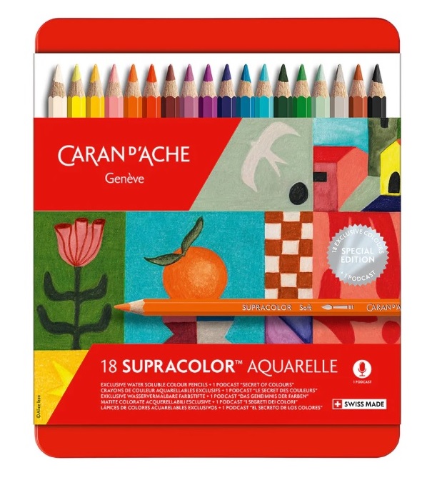 Caran d'Ache Supracolor Special Edition Aquarel Kleurpotloden 18st.