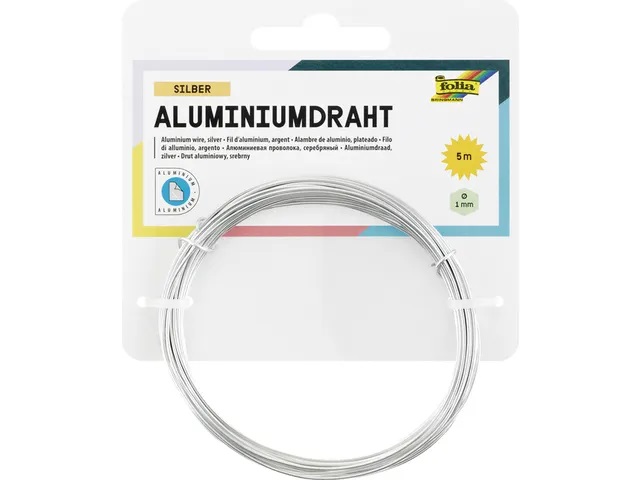 Folia Aluminiumdraad 5 meter 1mm