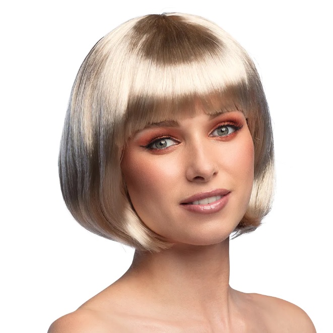 Pruik Cabaret platinumblond