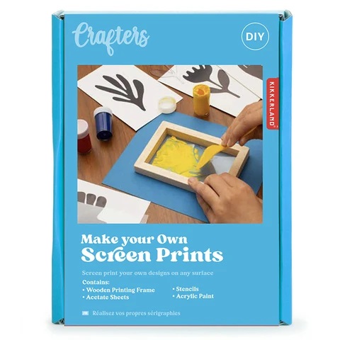Kikkerland Crafters Zeefdruk Set 