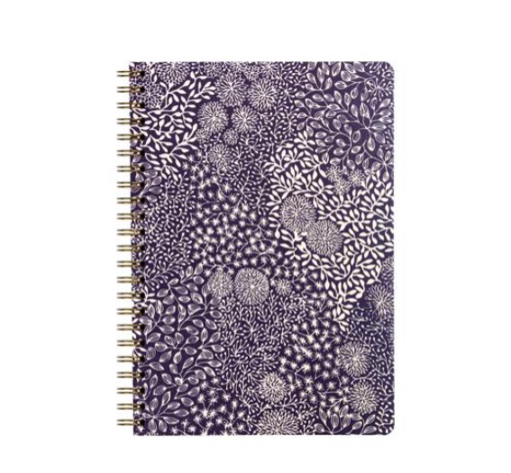 Jardin des Sens, Spiraalgebonden notitieboek A5 14,8x21 cm, 148 pagina's, gelijnd