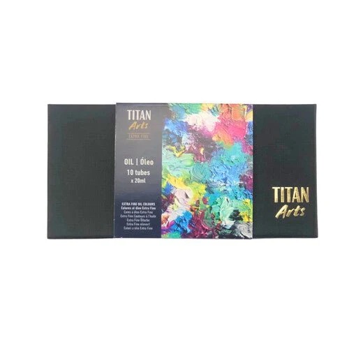 Titan Art Extra Fine Olieverf Basis Kleuren 10x20ml 