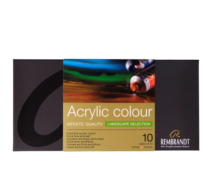 Rembrandt Acrylverf set landschapsselectie | 10 x 40 ml - Afbeelding 1