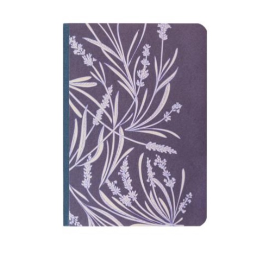 Jardin des Sens, Softcover notitieboek A6 10,5x14,8 cm, 144 pagina's, gelijnd, linnen rug