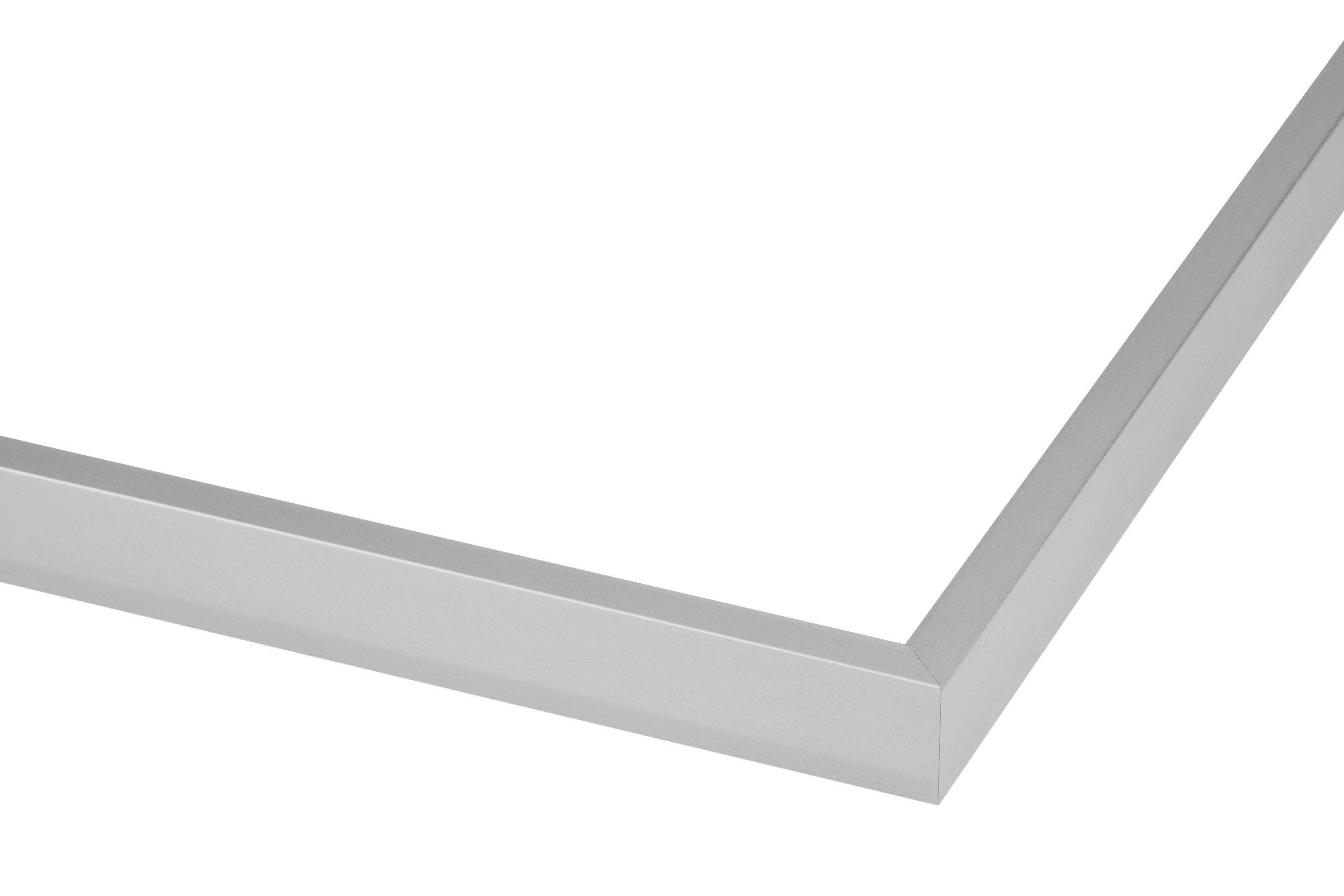 Aluminium Wissellijst Mat Zilver M125 - keuze uit 32 maten - Afbeelding 3