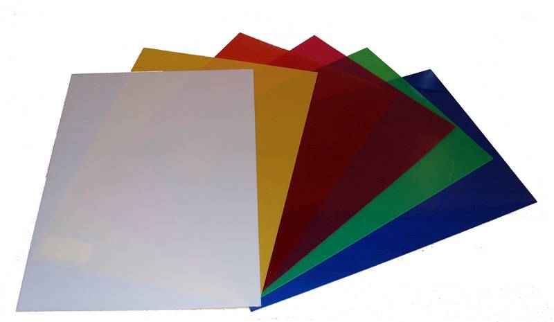 Folie A3 0.35mm 30x42cm - Keuze uit diverse kleuren