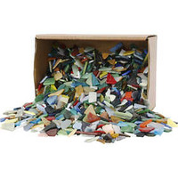 Mozaiek, afm 8-20 mm, dikte 2-3 mm, Inhoud kan variëren , diverse kleuren, 2 kg/ 1 doos