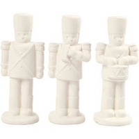 Notenkraker, H: 14 cm, wit, 3 stuk/ 1 doos - Afbeelding 4