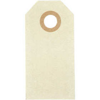 Manilla-labels, afm 3x6 cm, 250 gr, crème, 30 stuk/ 1 doos