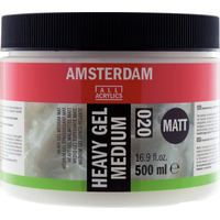 Amsterdam Heavy Gel Medium Mat 020 Pot 500 ml - Afbeelding 2
