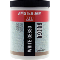 Amsterdam Wit Gesso 001 Pot 1000 ml - Afbeelding 2