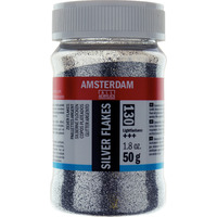 Amsterdam Zilver Flakes 50 G 130 Pot 75 ml - Afbeelding 2