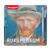 Bruynzeel Blik Rijksmuseum 24 aquarelpotloden Vincent van Gogh - Afbeelding 2