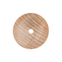 Houten wiel, 30 mm ø, 8 mm breed, ZB-zak à 4 st. - Afbeelding 2
