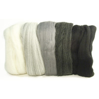 Merino Wol Superfijn Zw-Wit-Gr-tint - Afbeelding 4
