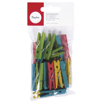 Houten Wasknijpers 4,5cm 24st - Afbeelding 2