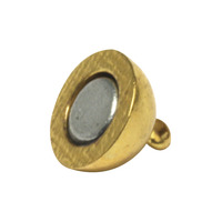Magneetsluiting, extra sterk , verguld, 14mm, ZB-zak à 1 stuk - Afbeelding 1