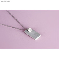 Gietvorm: hangertjes rechthoek, 1,9x3,9cm, ZB-zak 1st. - Afbeelding 2