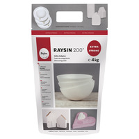 Gietpoeder Gips "Raysin" 200, wit, zak 4kg